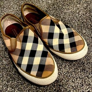 Used Burberry Slip on Sneakers